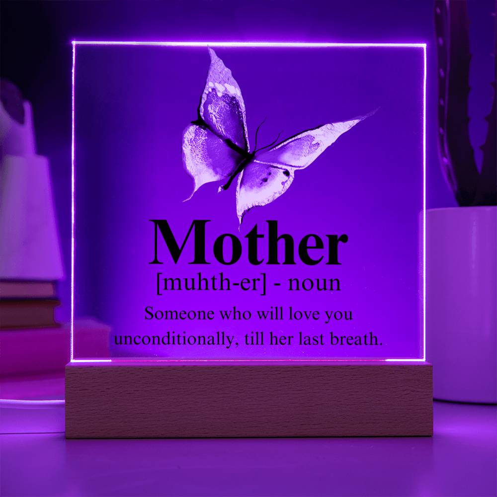 Mom Acrylic Plaque | Mom Definition | Mothers Day Gift