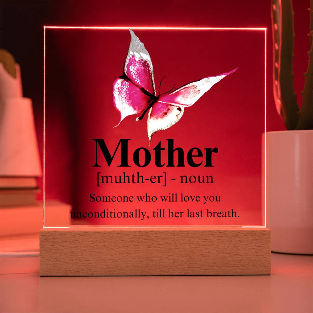 Mom Acrylic Plaque | Mom Definition | Mothers Day Gift