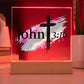 [BEST SELLER] LED Bible Verse Night Light | John 3 16