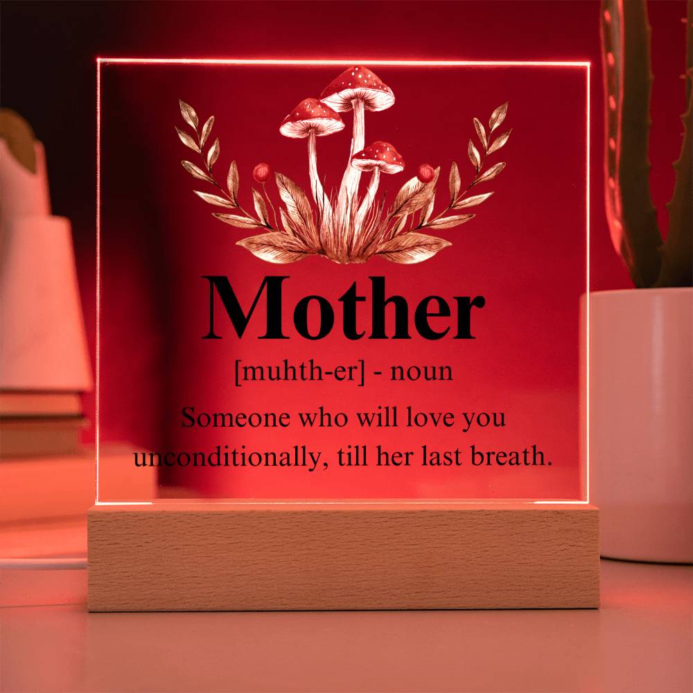 Mom Acrylic Plaque | Mom Definition | Mothers Day Gift