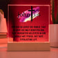 Printed Acrylic Plaque - John 3 16