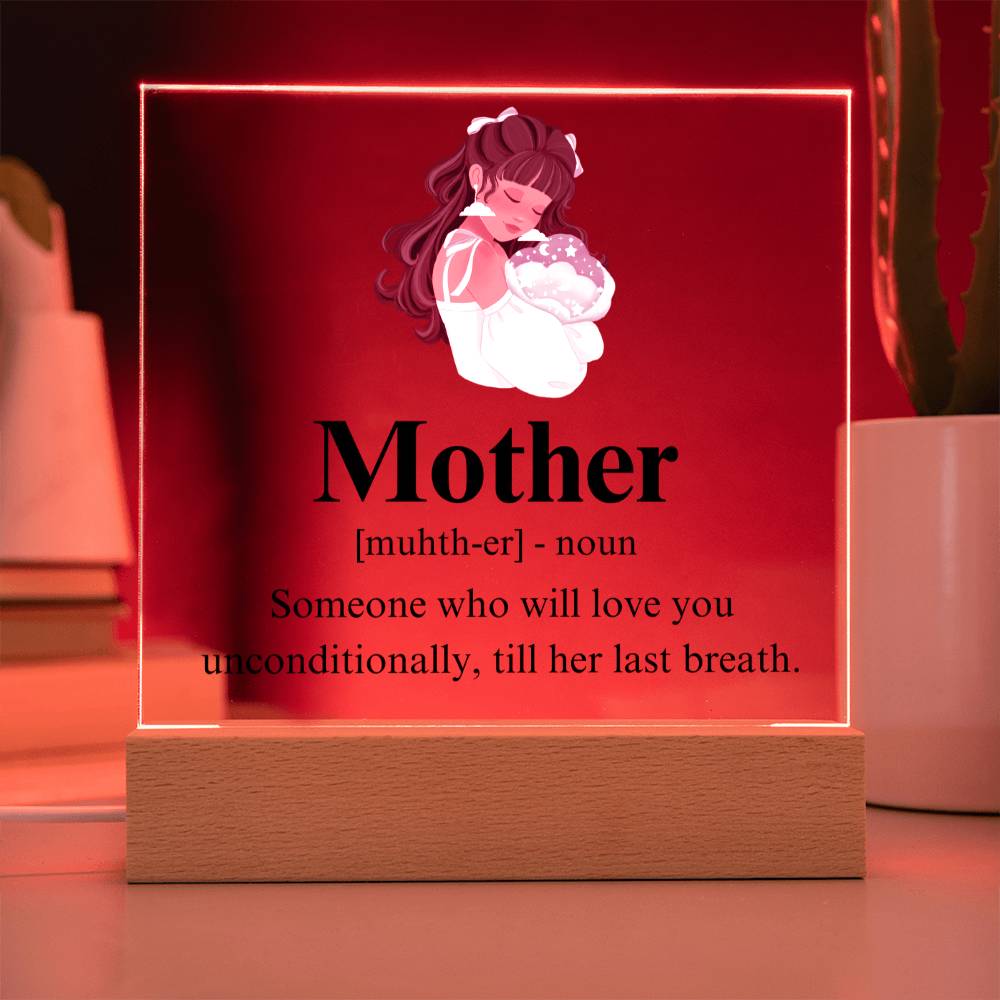 Mom Acrylic Plaque | Mom Definition | Mothers Day Gift