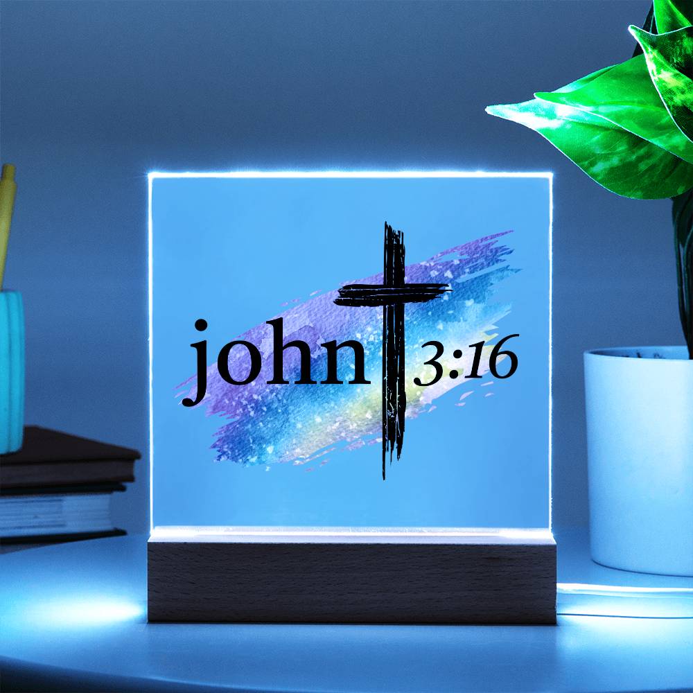 Printed Acrylic Plaque - I can do all things