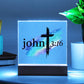 Printed Acrylic Plaque - John 3 16