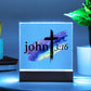 Printed Acrylic LED Night Light | John 3 16