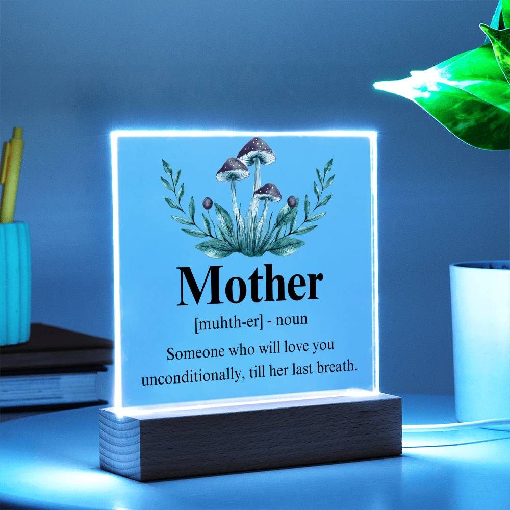 Mom Acrylic Plaque | Mom Definition | Mothers Day Gift