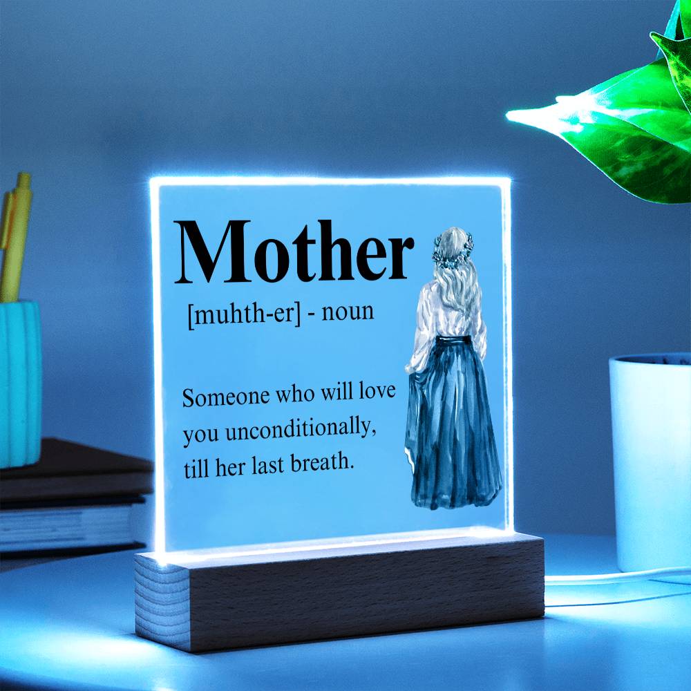 Mom Acrylic Plaque | Mom Definition | Mothers Day Gift