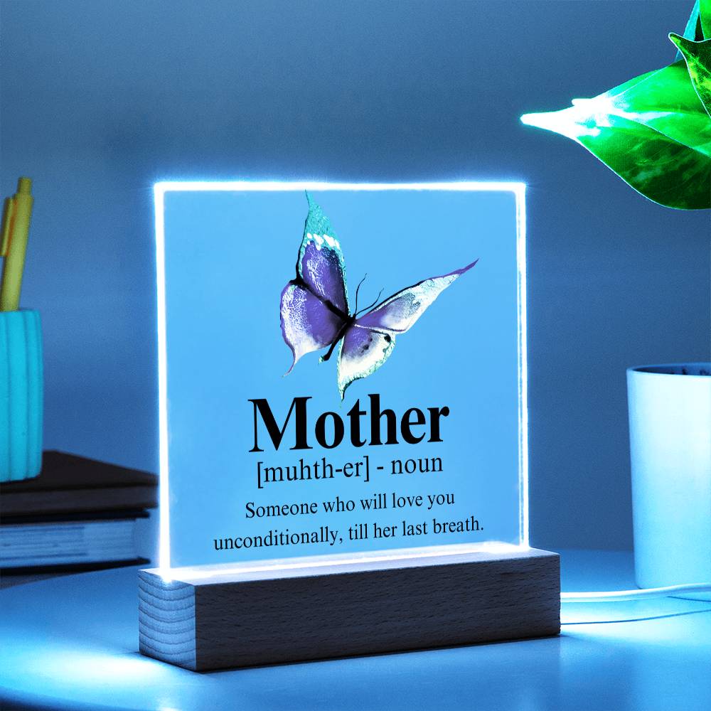 Mom Acrylic Plaque | Mom Definition | Mothers Day Gift