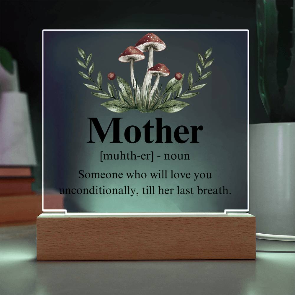 Mom Acrylic Plaque | Mom Definition | Mothers Day Gift