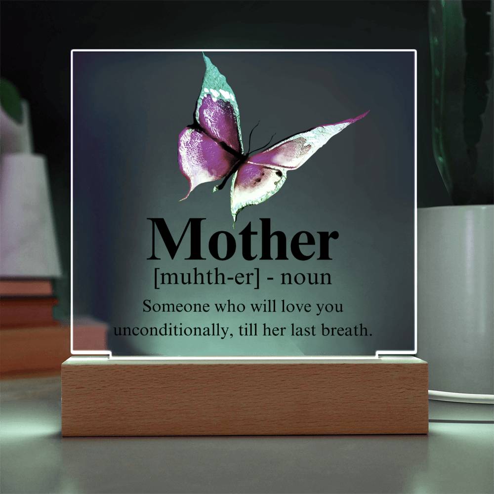 Mom Acrylic Plaque | Mom Definition | Mothers Day Gift