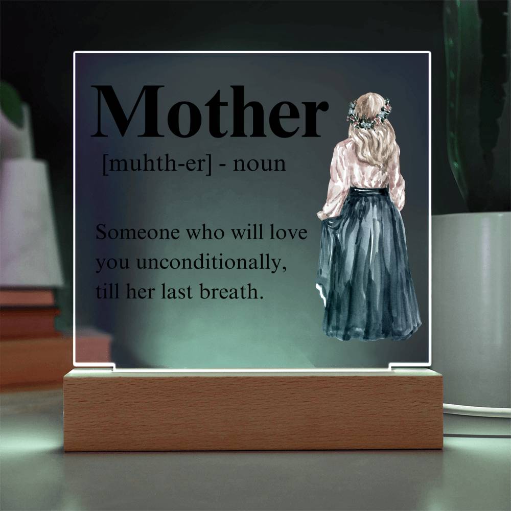 Mom Acrylic Plaque | Mom Definition | Mothers Day Gift