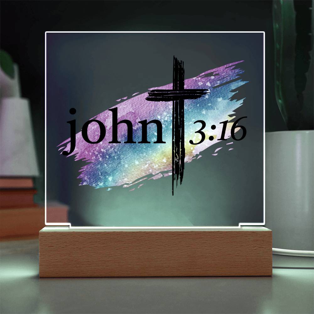 Printed Acrylic Plaque - I can do all things