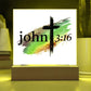 Printed Acrylic plaque - John 3:16