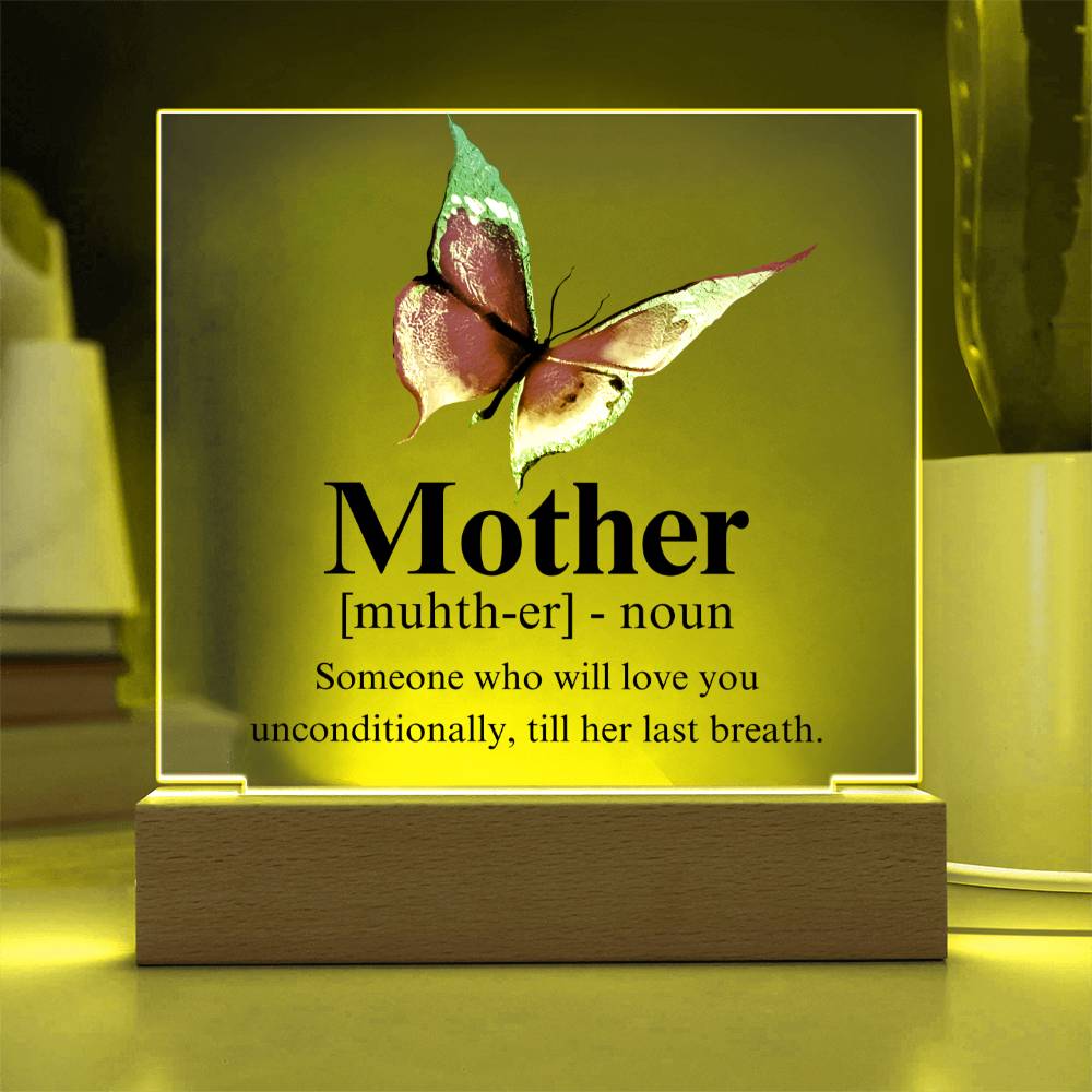 Mom Acrylic Plaque | Mom Definition | Mothers Day Gift