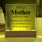 Mom Acrylic Plaque | Mom Definition | Mothers Day Gift