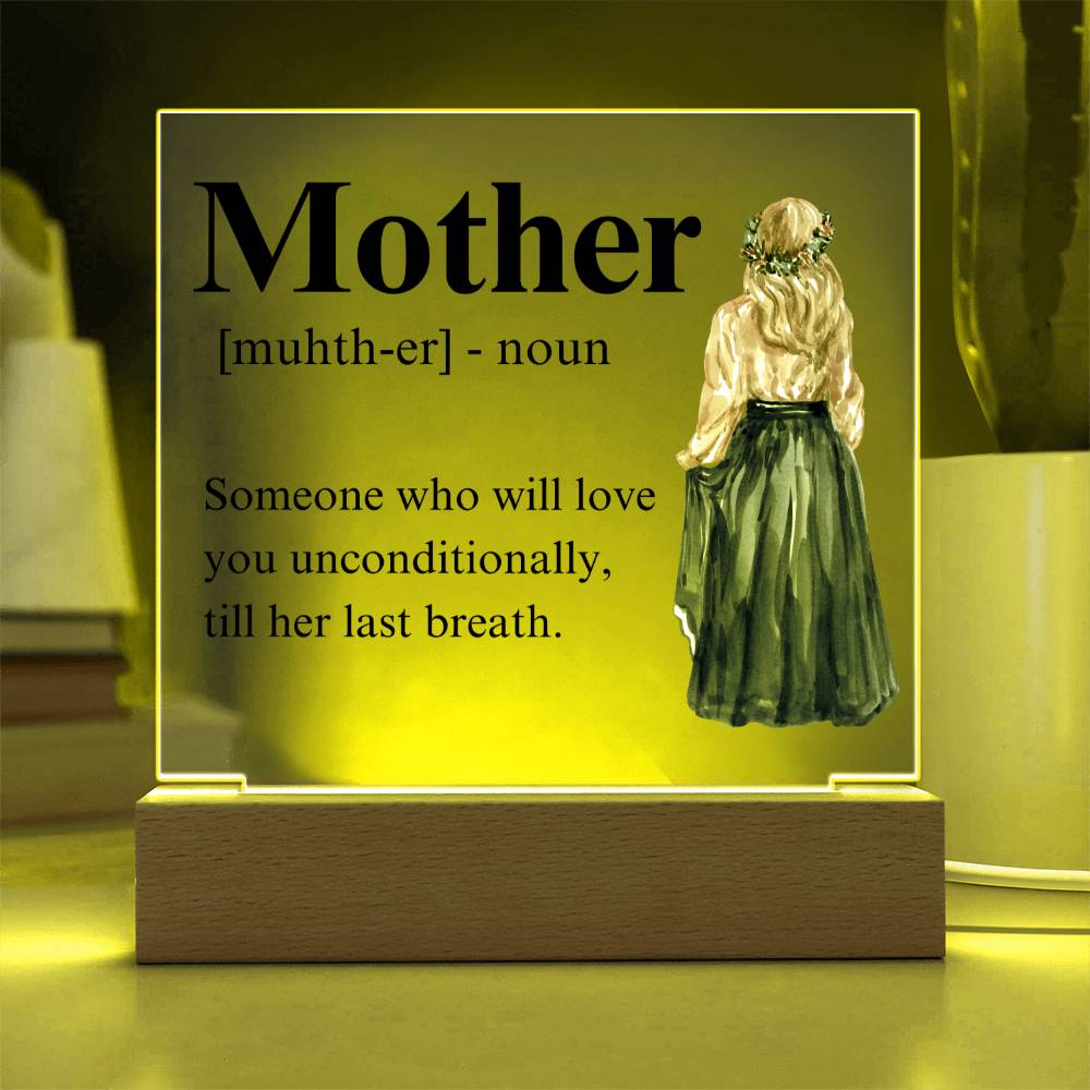 Mom Acrylic Plaque | Mom Definition | Mothers Day Gift