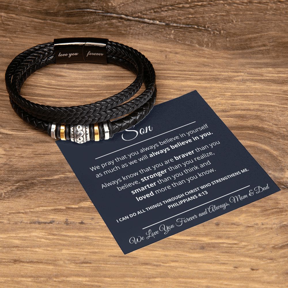 To Our Son | Love You Forever Bracelet