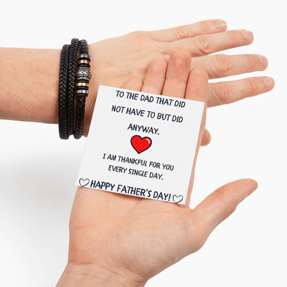 Step Dad Gift | Love You Forever Bracelet