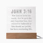 John  3:16 - Engraved Acrylic Plaque - LED Night Light