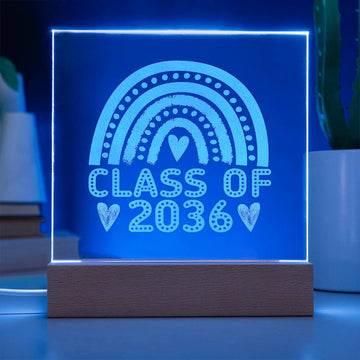 Class of 2036 |  Engraved Acrylic LED Plaque