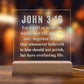 Engraved Acrylic Plaque - John 3:16