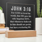 Engraved Acrylic Plaque - John 3:16