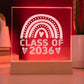 Class of 2036 |  Engraved Acrylic LED Plaque