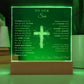 To Our Son - We Believe in You - Engraved Acrylic Plaque