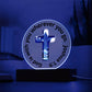 Printed Acrylic Plaque - LED Nightlight - God Is With You