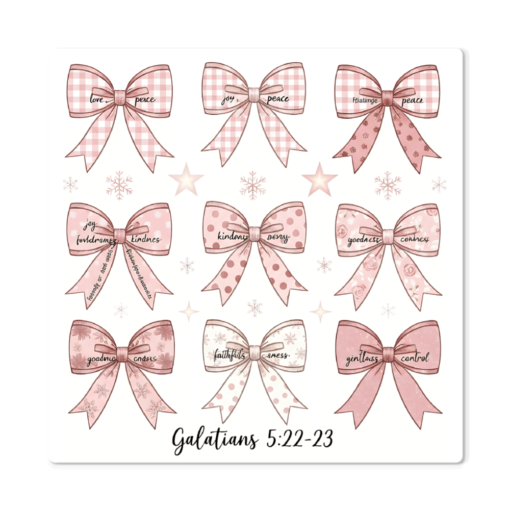 Coquette Christian High Gloss Metal Print