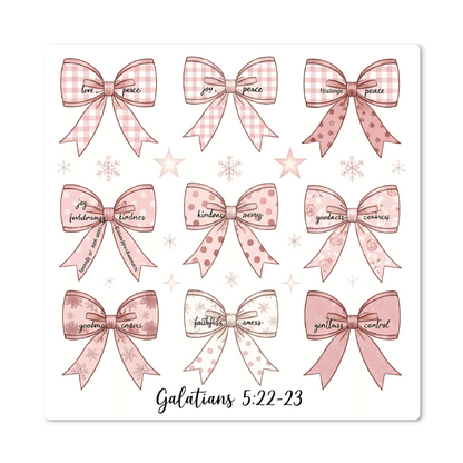 Coquette Christian High Gloss Metal Print