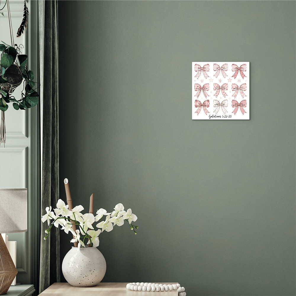 Coquette Christian High Gloss Metal Print