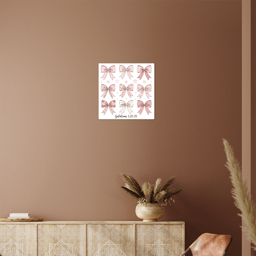 Coquette Christian High Gloss Metal Print