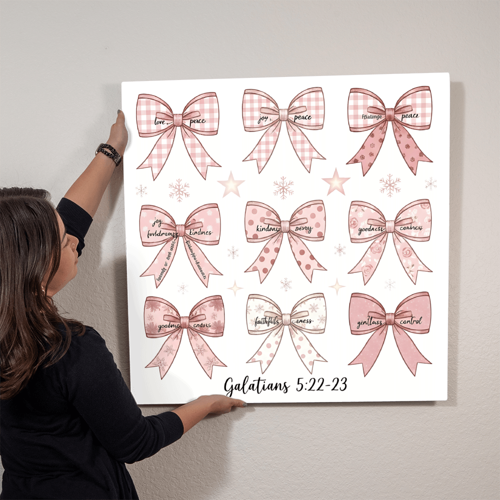 Coquette Christian High Gloss Metal Print