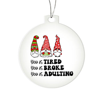 Funny Christmas Ornament - Knome Ornament