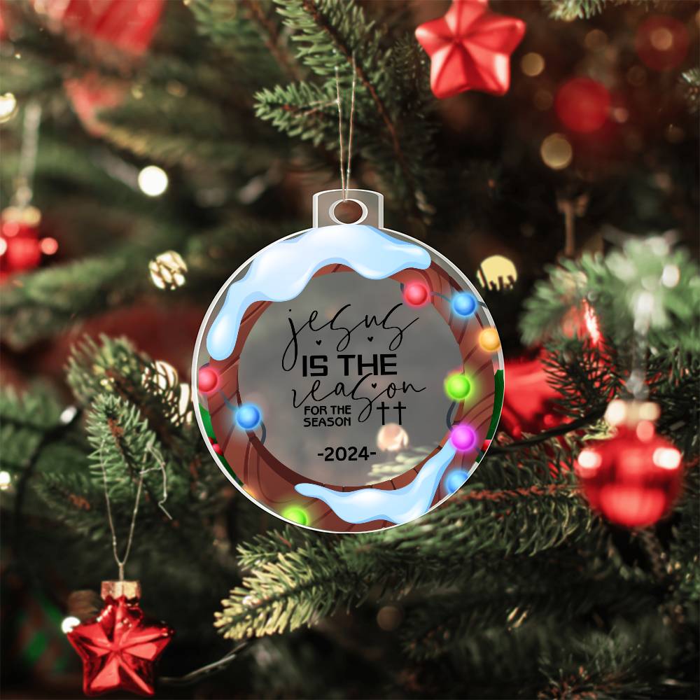 2024 Christmas Ornament | Jesus is the Reason for the Season