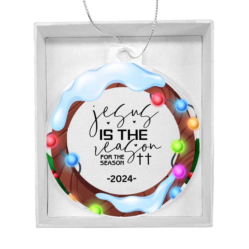 2024 Christmas Ornament | Jesus is the Reason for the Season