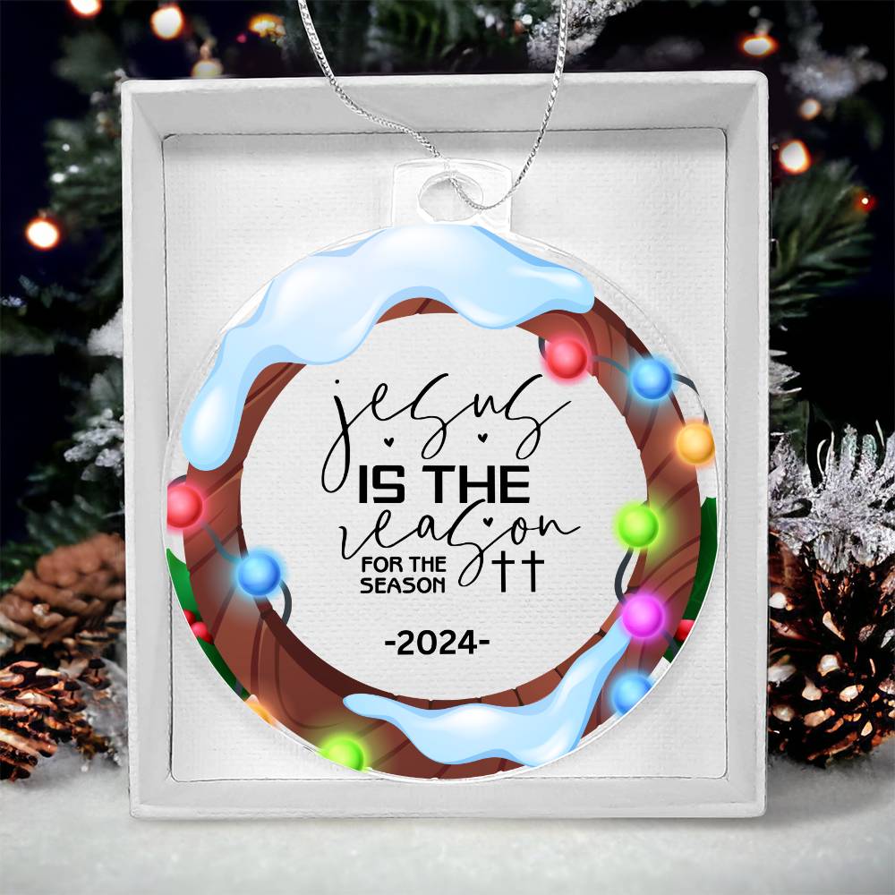 2024 Christmas Ornament | Jesus is the Reason for the Season