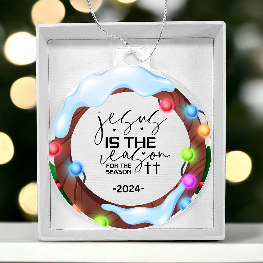 2024 Christmas Ornament | Jesus is the Reason for the Season