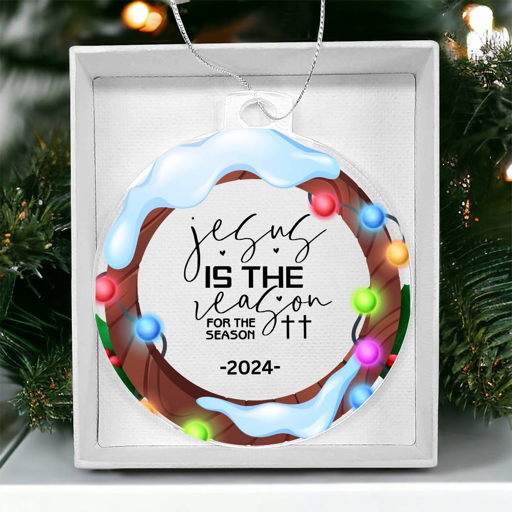 2024 Christmas Ornament | Jesus is the Reason for the Season