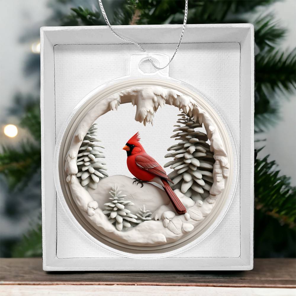 Cardinal Christmas Ornament