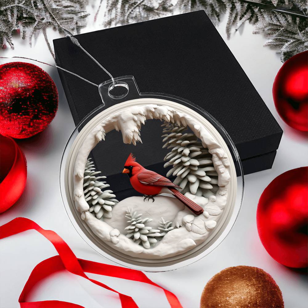 Cardinal Christmas Ornament