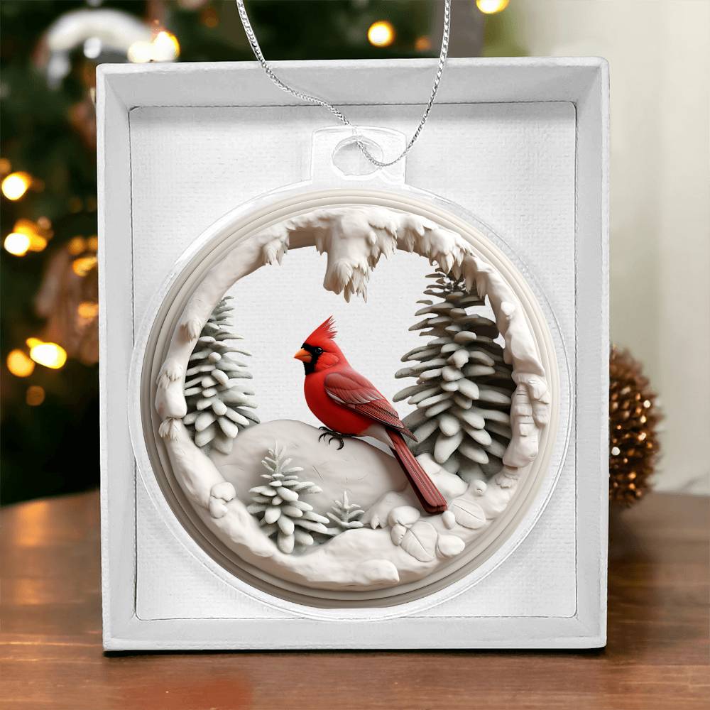 Cardinal Christmas Ornament