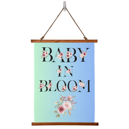 Baby in Bloom Wall Tapestry