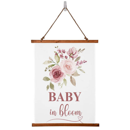 Baby in Bloom Wall Tapestry