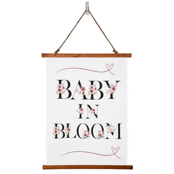 Baby in Bloom Wall Tapestry