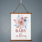 Baby in Bloom Wall Tapestry