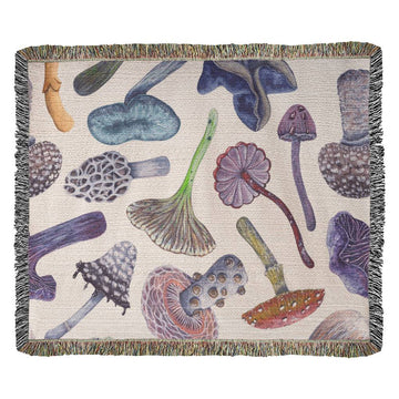 Mushroom Blanket | Mushroom Decor