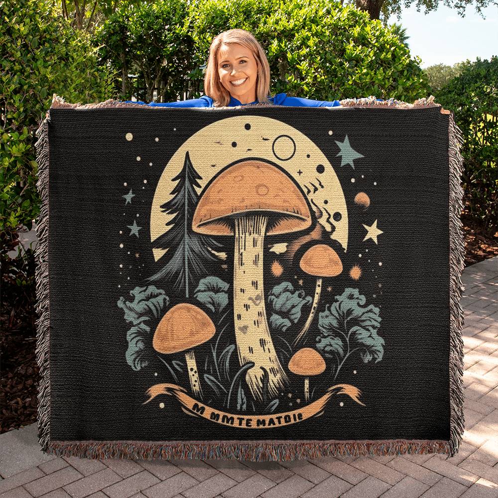 Mushroom Blanket | Mushroom Decor