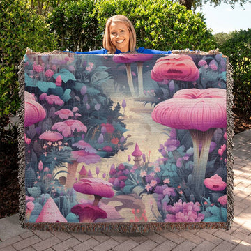 Mushroom Blanket | Mushroom Decor